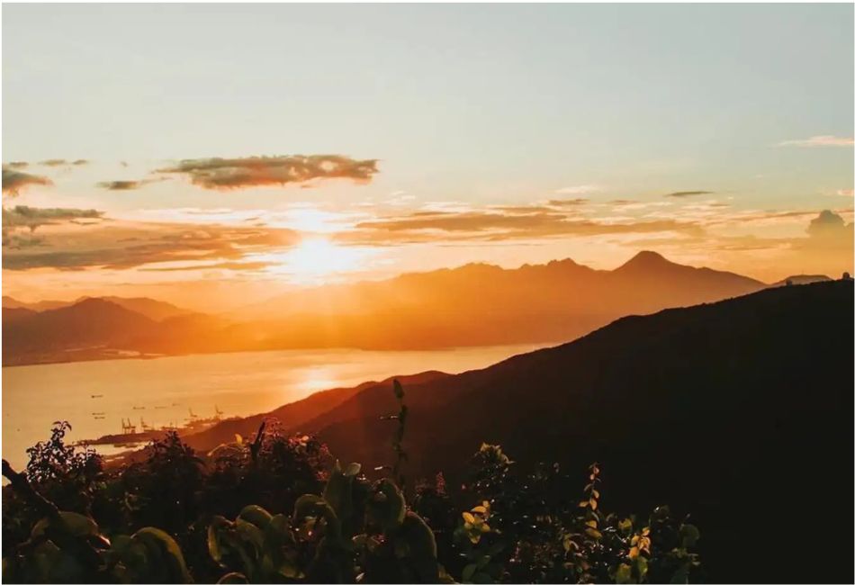 Sunset at Ban Co Peak Da Nang