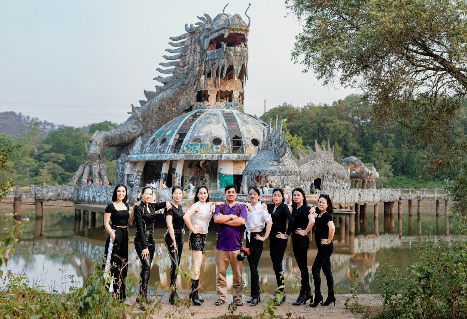 dragon symbol in Thuy Tien Lake